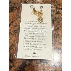 New Pleasant Company American Girl Samantha’s Gold Locket BRAND P145